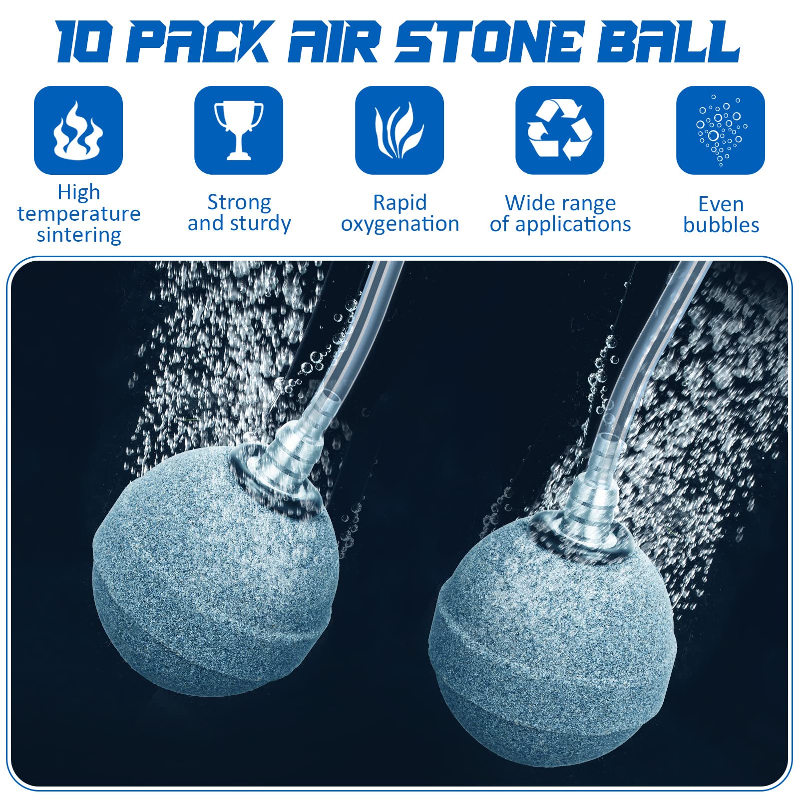 Reginary 10-pack packaging shown highlights convenient replacement for ongoing aeration.