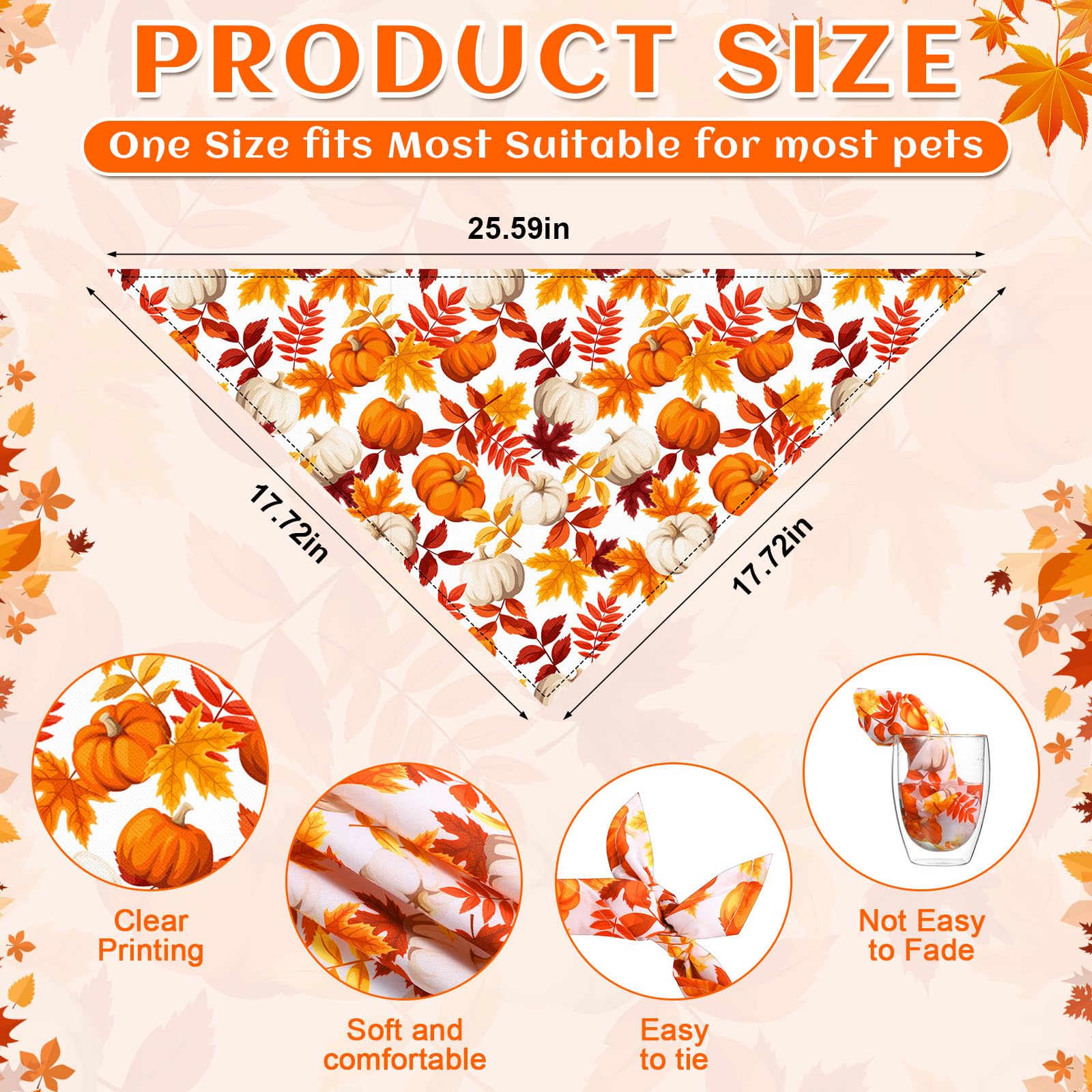 Reginary adjustable dog bandana in soft polyester for comfortable wear.