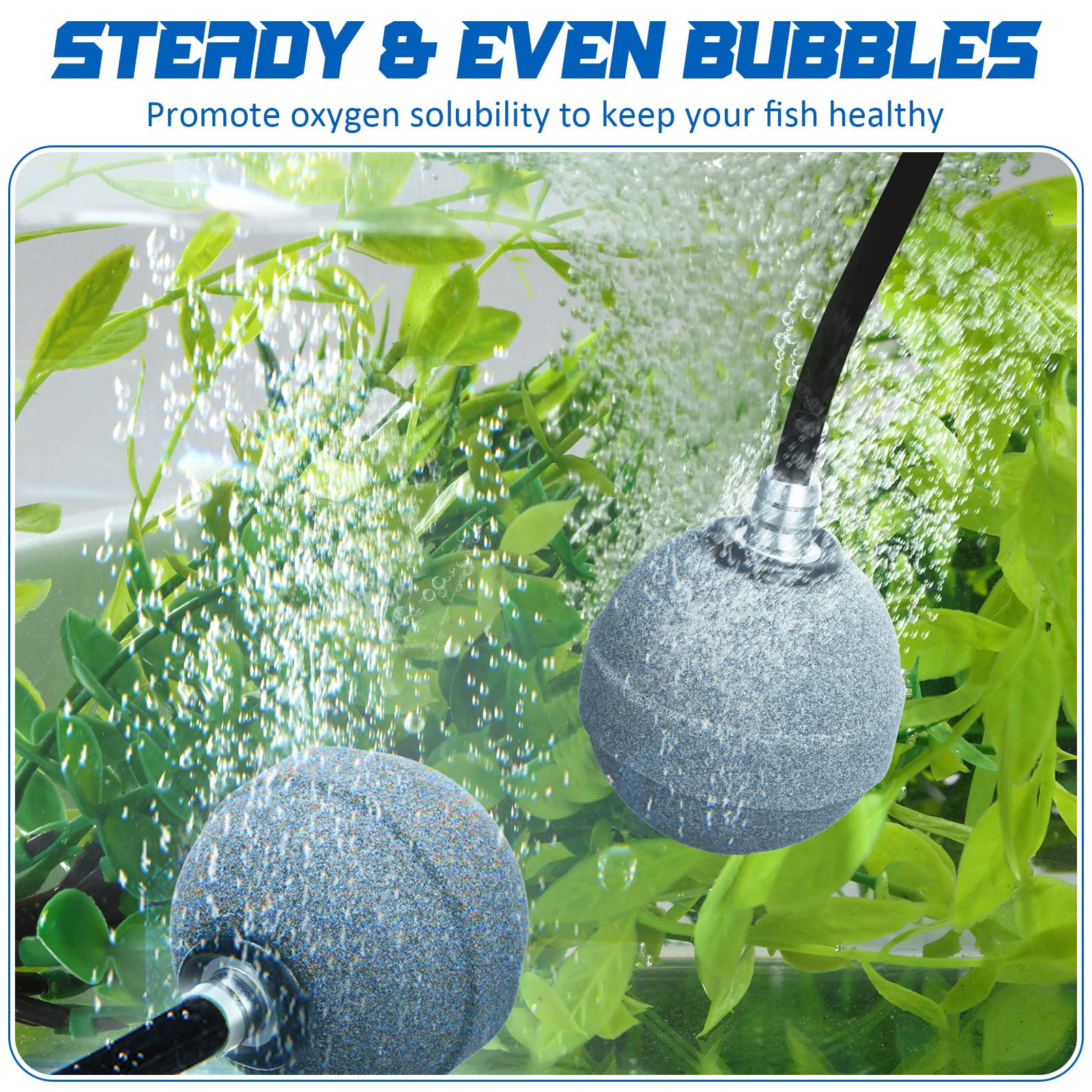 Reginary cleaning-friendly air stone ready for routine maintenance to prevent clogging.