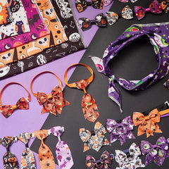 Reginary dog neckties coordinate with other pieces for special occasions.