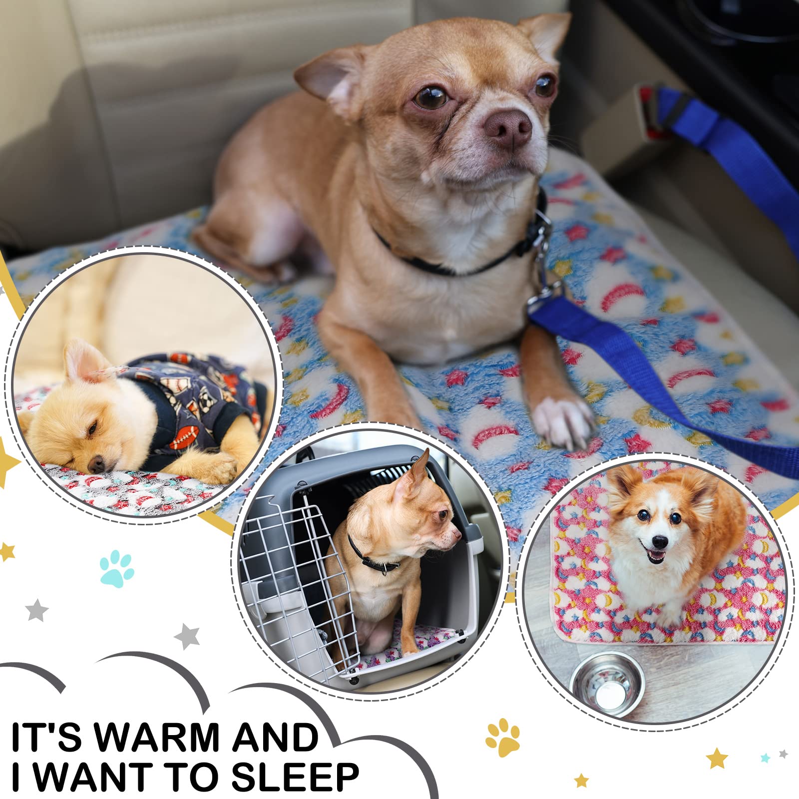Reginary four-piece blanket set offers four color options.