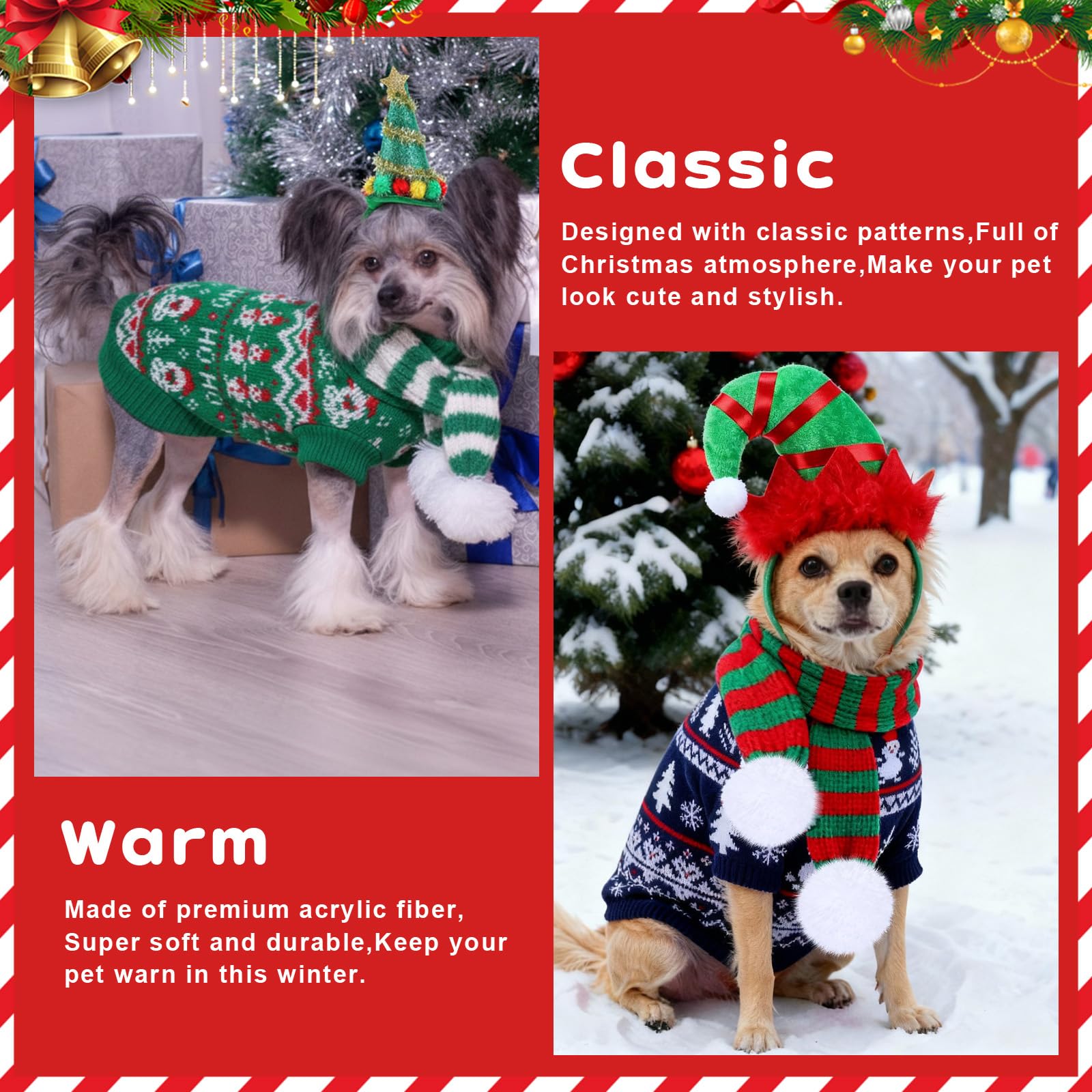 Reginary packaging displays the 9-piece Christmas set contents