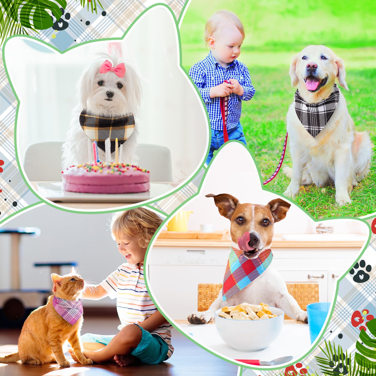 Reginary pet bandanas ideal for events and walks adding festive flair