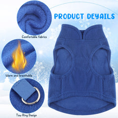 Reginary soft fleece dog sweaters provide warmth and breathable comfort.