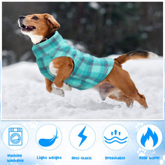 Reginary warm fleece dog sweater offers soft texture for snug daily wear.