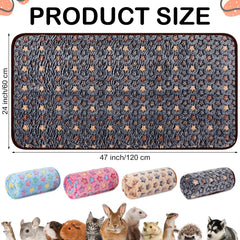 Reginary waterproof lining blanket quad-set protects floors from spills.