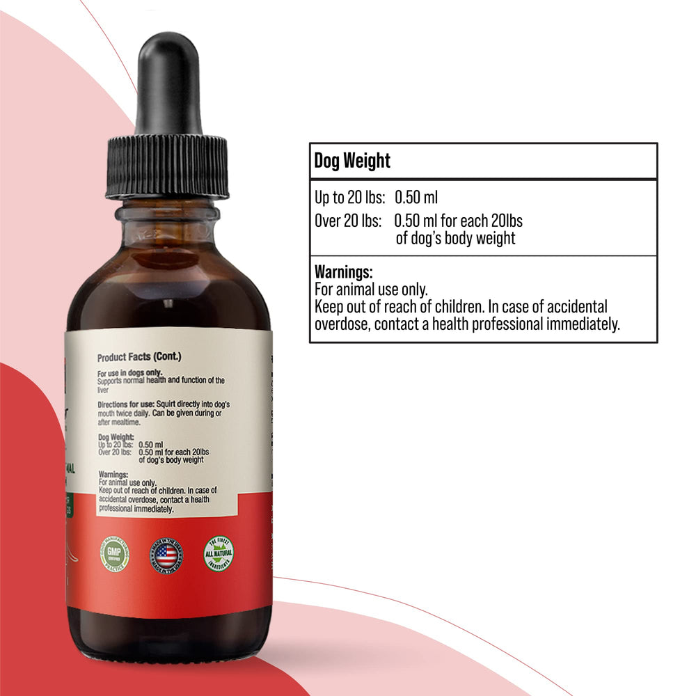 Rejuvica Health Dog Liver Health mix—simple daily dose with meals.