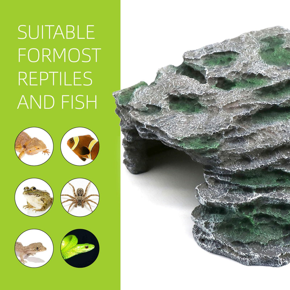 relaqcc Large Reptile Hide shale scape textured surface improves grip