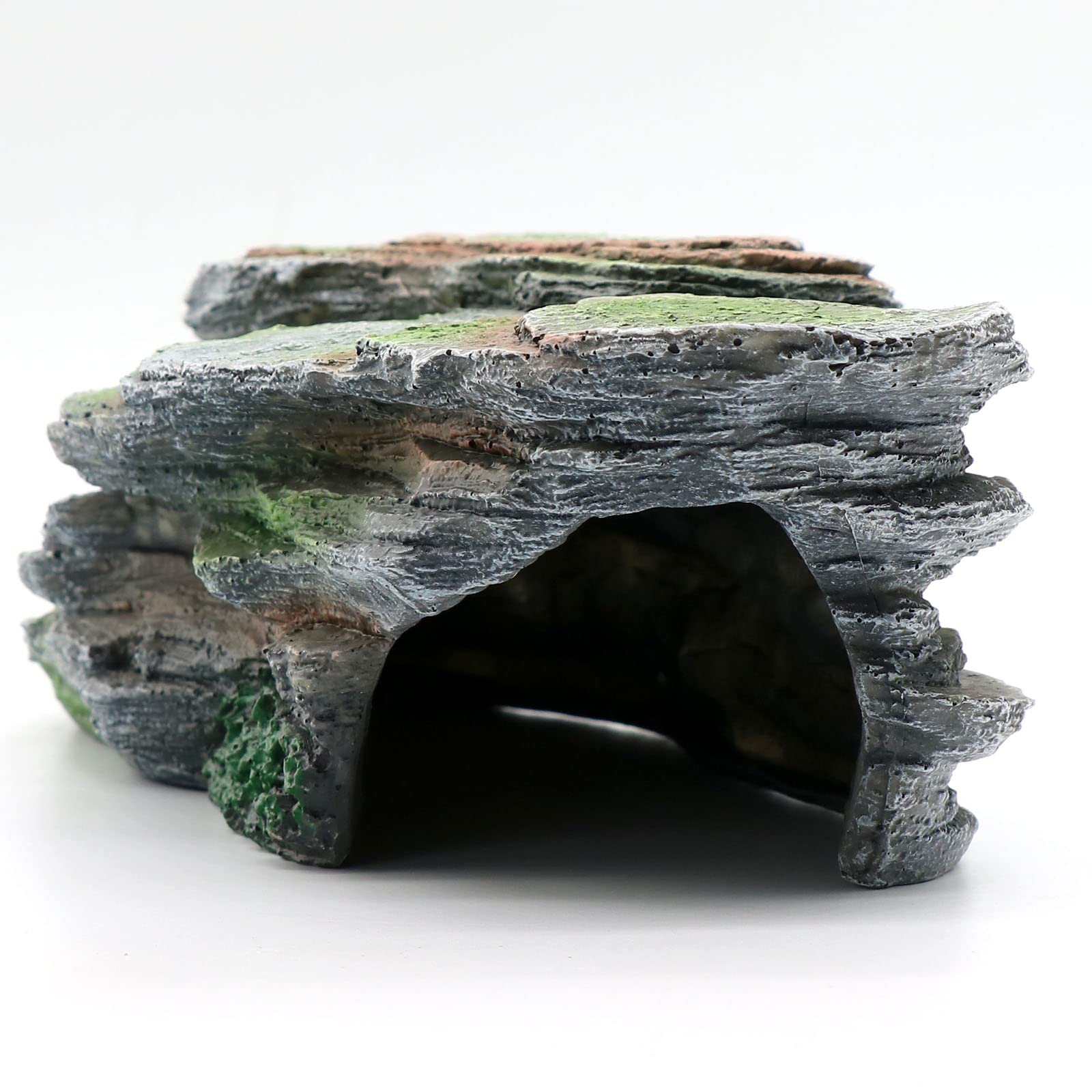 relaqcc Reptile Resting Terrace multi-use setup supports bearded dragons, geckos, and frogs.