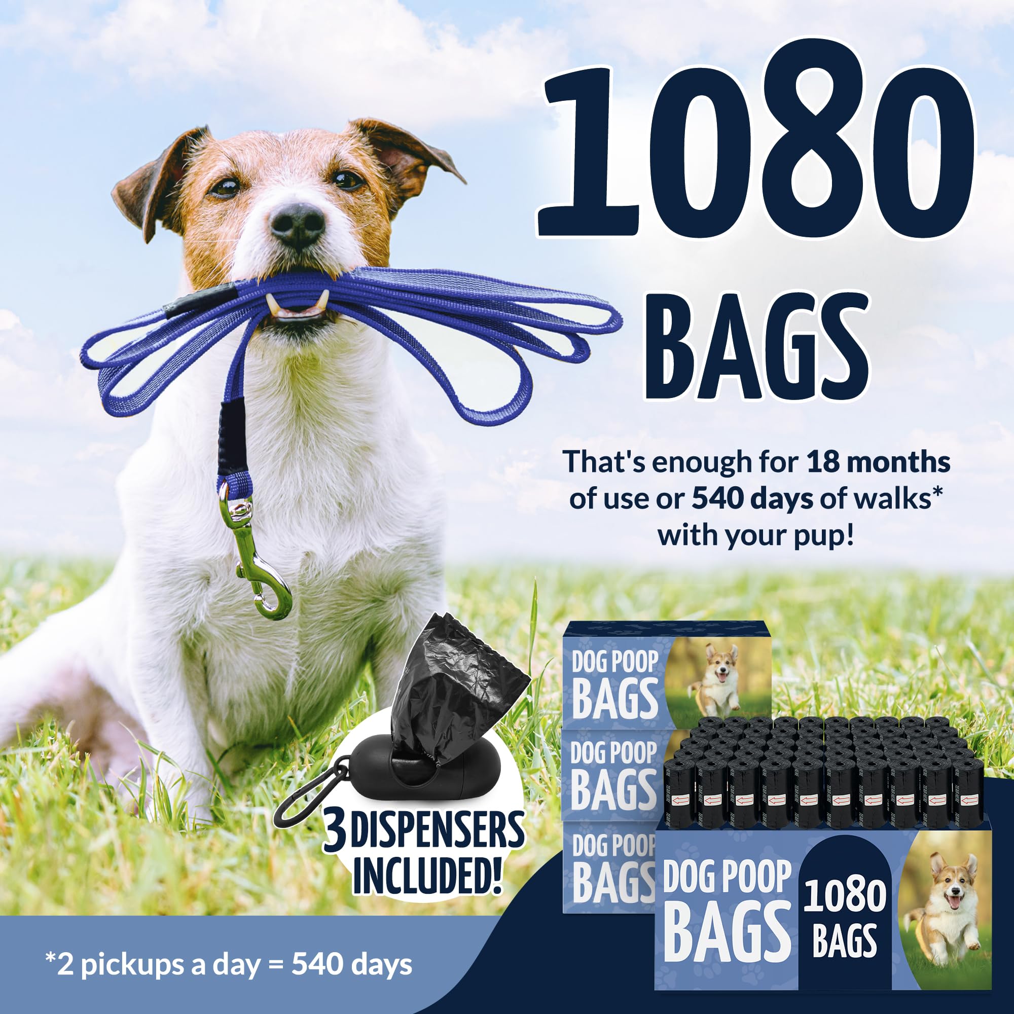 Reli bulk 1080 pack offers long lasting park cleanup options for busy owners