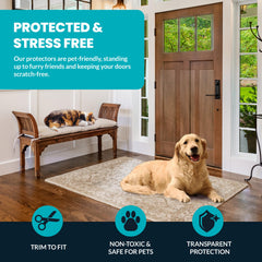 Reli easy-install-door-protector 40x8 applies quickly with no tools.