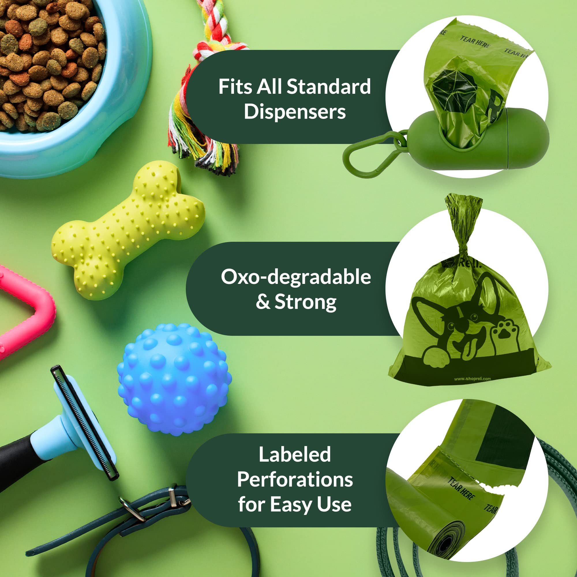 Reli oxobiodegradable bags with eco-friendly formulation for greener disposal