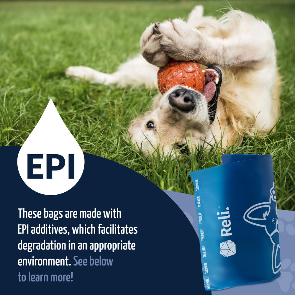 Reli two leash-clip holders included with bags for quick access