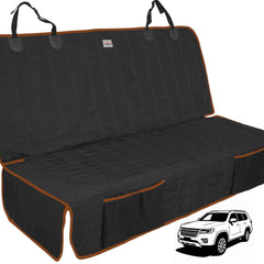 Reliadura dog seat cover back seat waterproof protects from spills and fur.