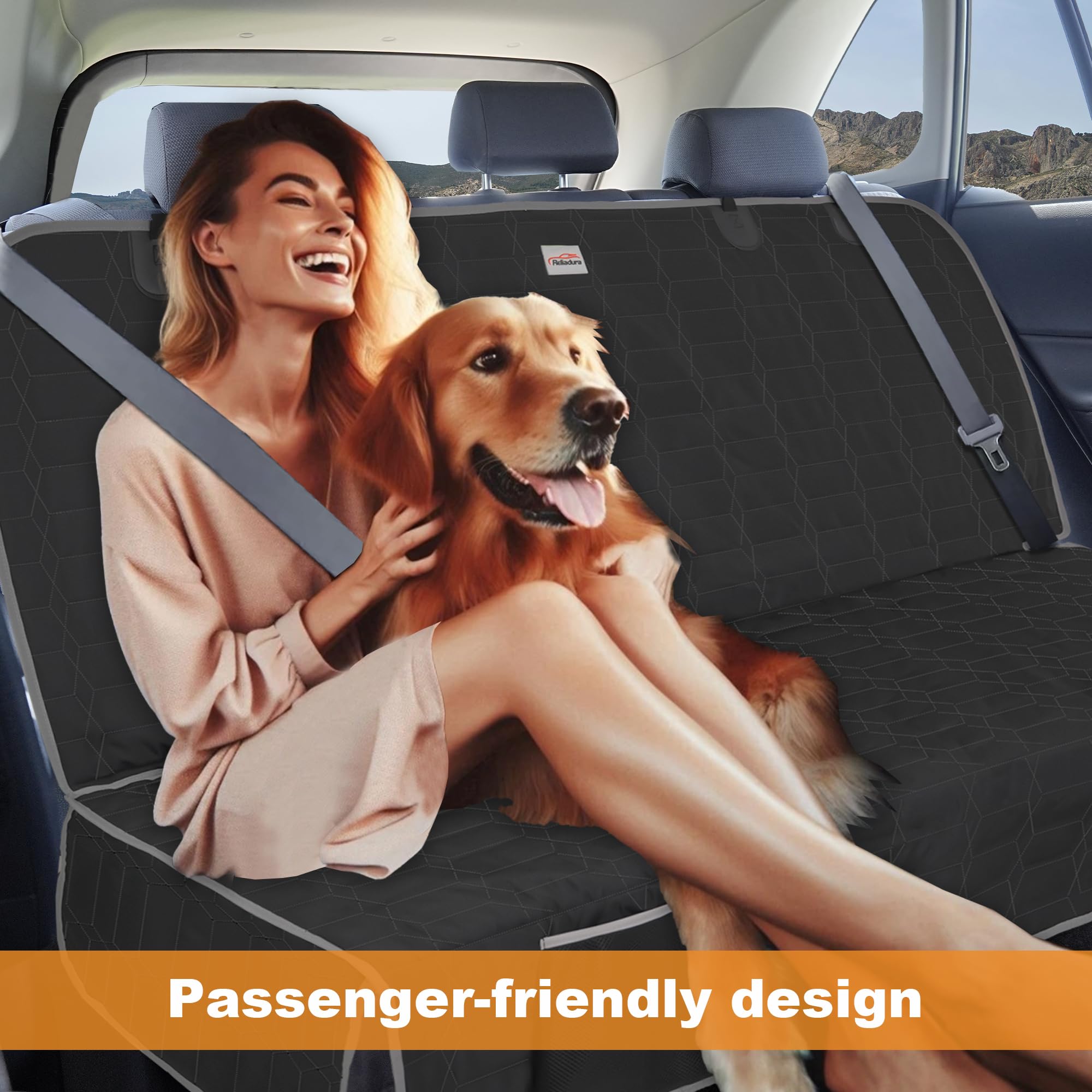 Reliadura Relidura bench seat cover with large storage pockets keeps supplies organized