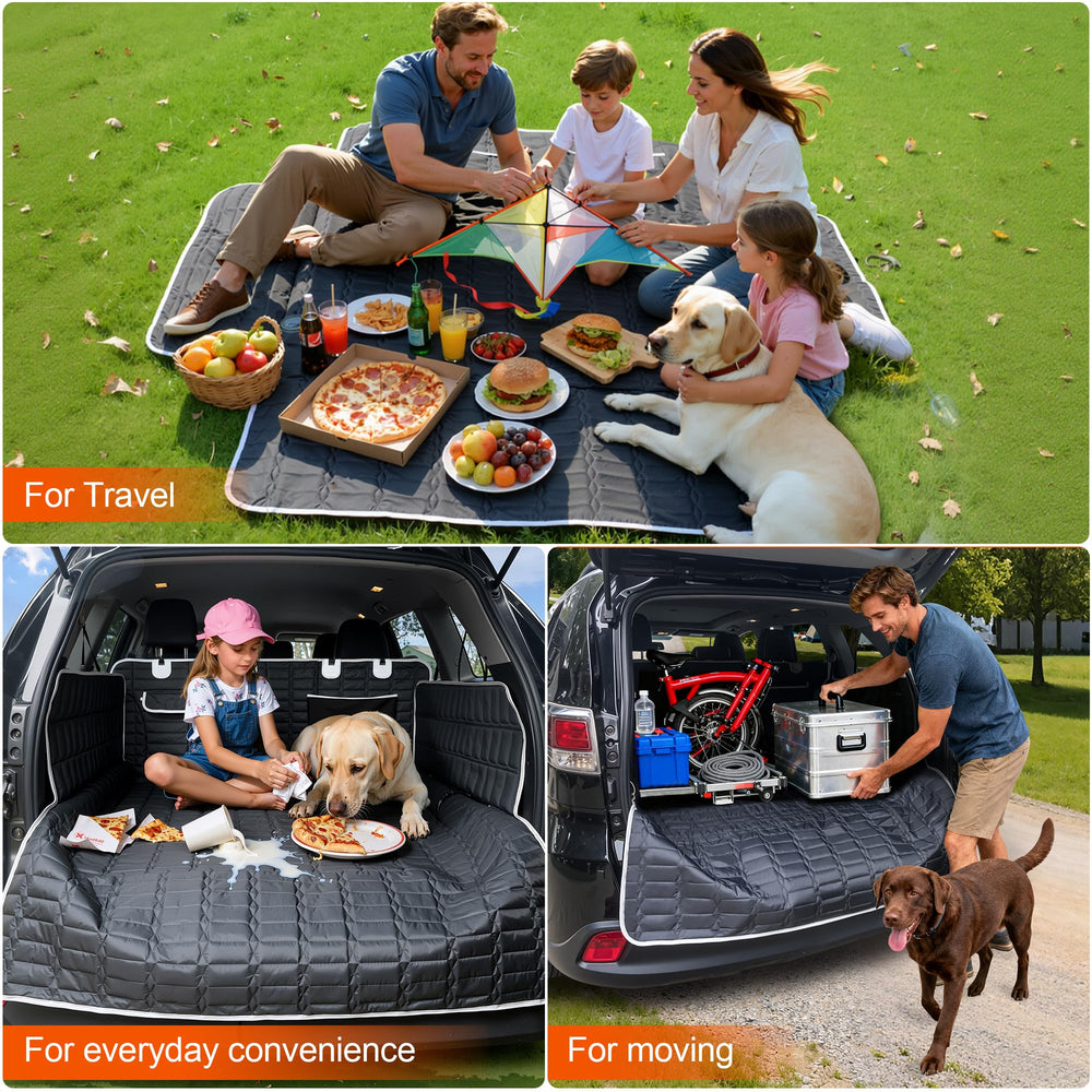 Reliadura SUV Cargo Liner easy-clean-fabric simplifies post-trip maintenance.