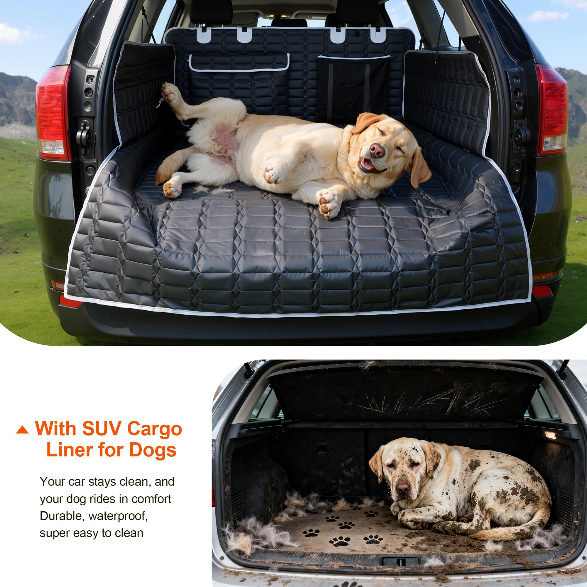 Reliadura SUV Cargo Liner foldable-design for easy storage and setup.