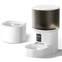 Relihom automatic cat feeder front view showing schedule-friendly design and accessibility.