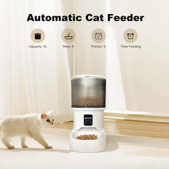 Relihom automatic cat feeder portion-control close-up shows precise portions for cats.