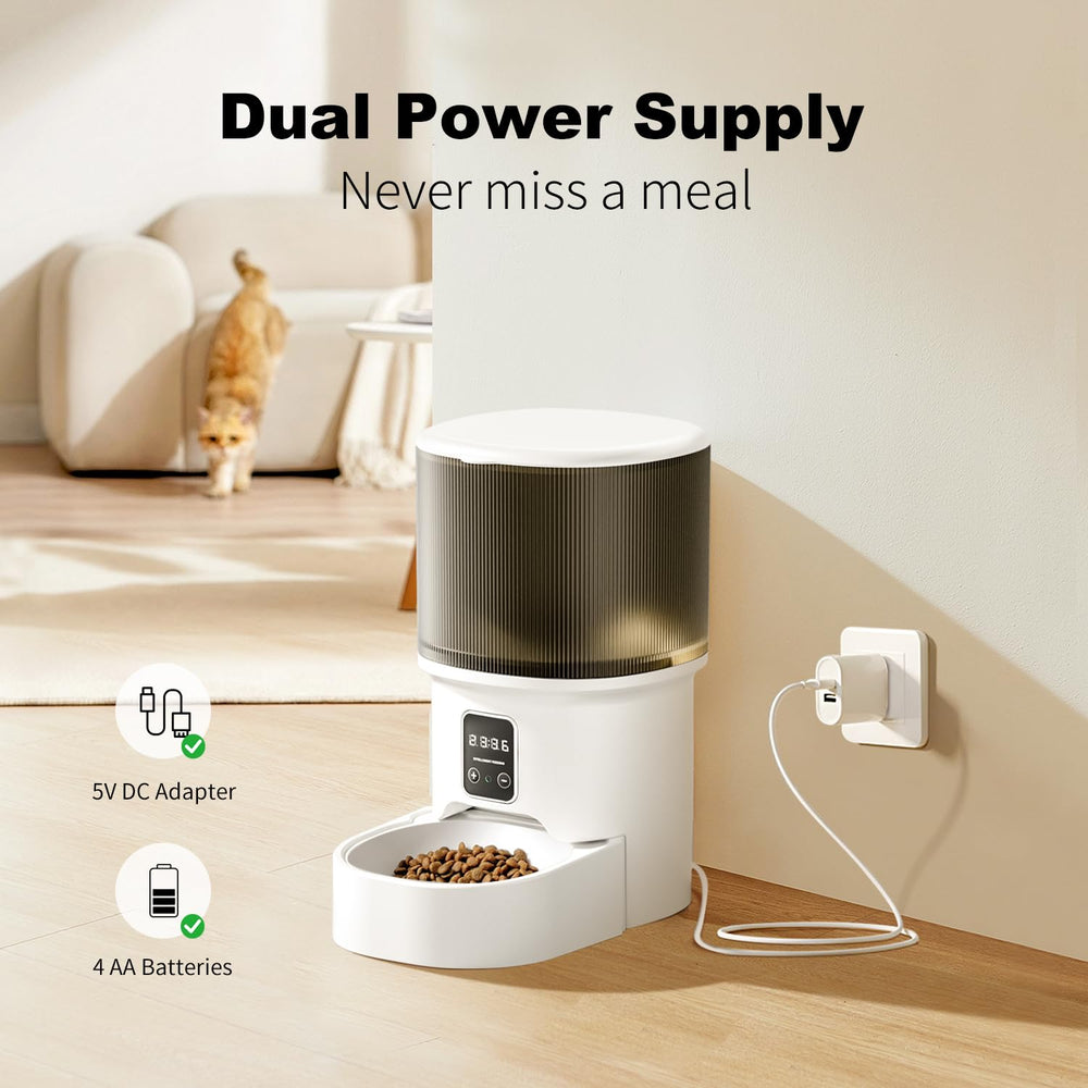 Relihom 3L pet water fountain with filter promoting steady, filtered hydration.