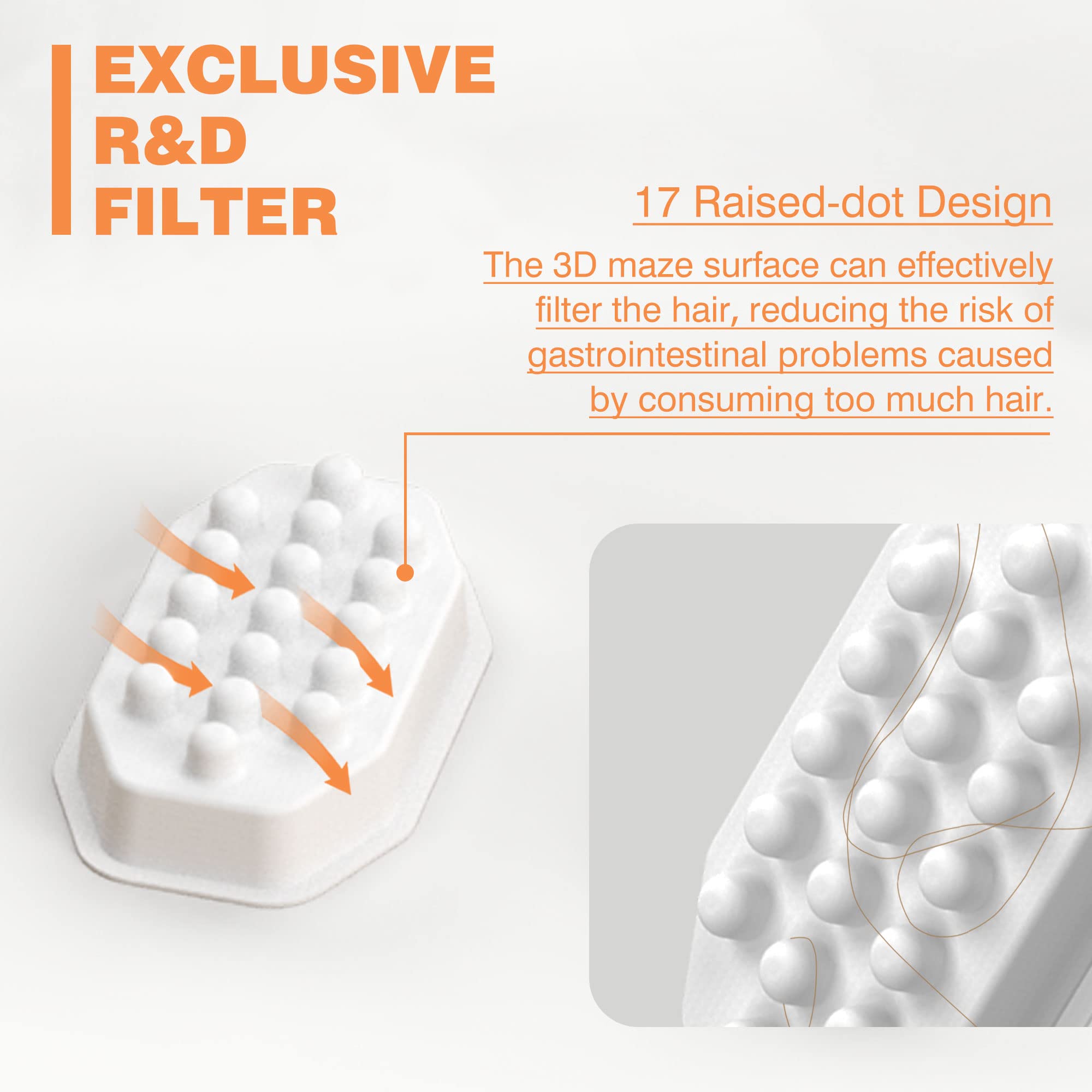 Rellaty pre-filter sponges 8 demonstrate easy debris removal for clearer water.