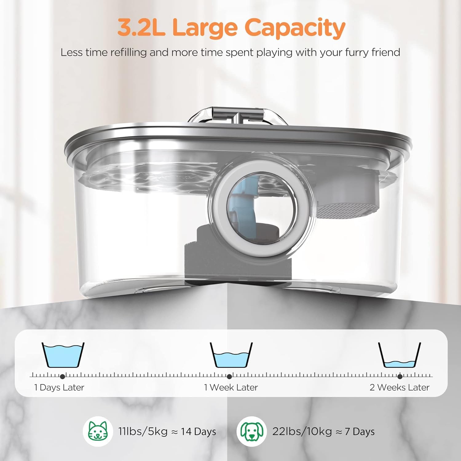 Rellaty ultra-silent pump keeps drinking moments peaceful