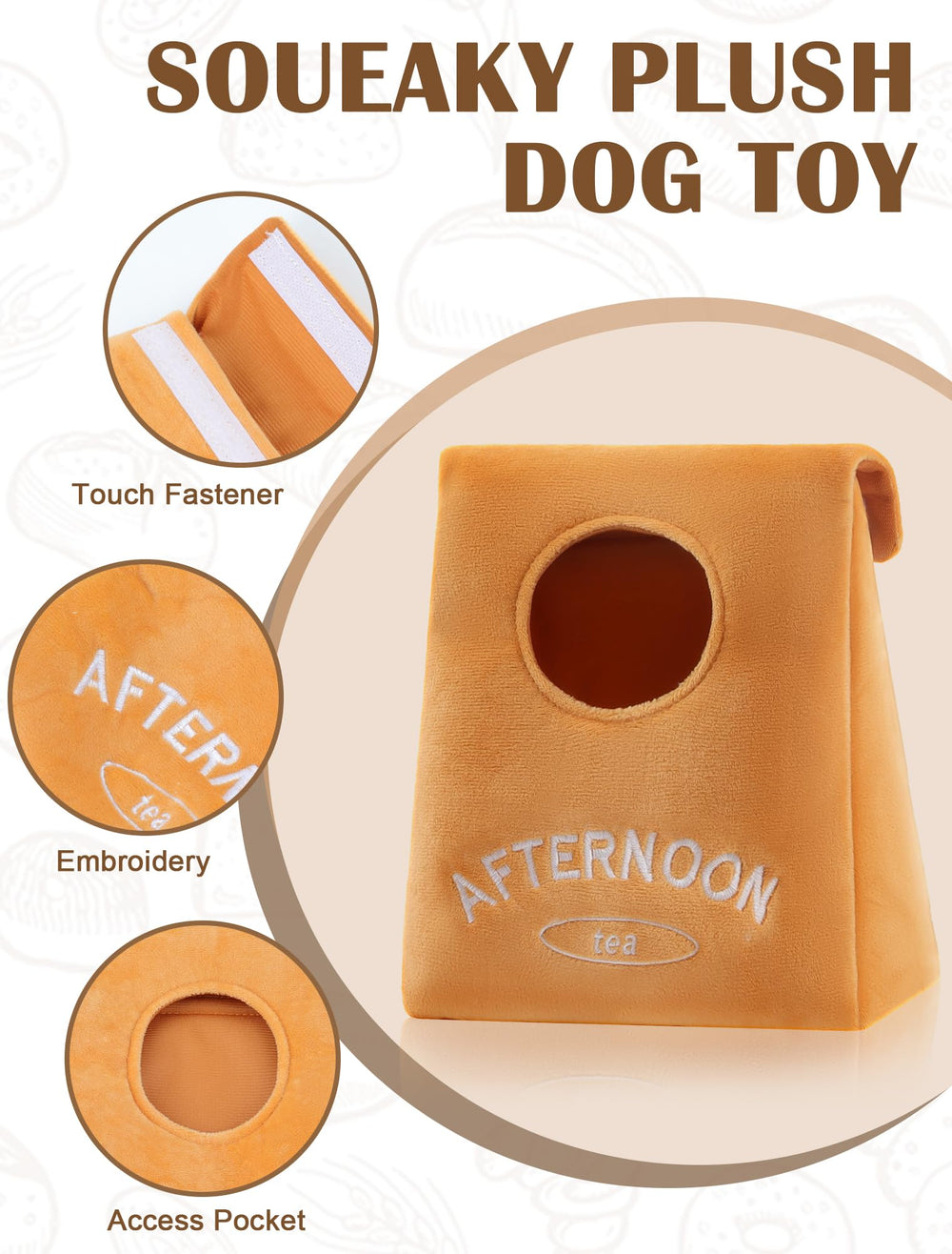 Remedare food-hide dog toy encourages sniffing and treat-search play