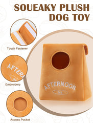 Remedare food-hide dog toy encourages sniffing and treat-search play