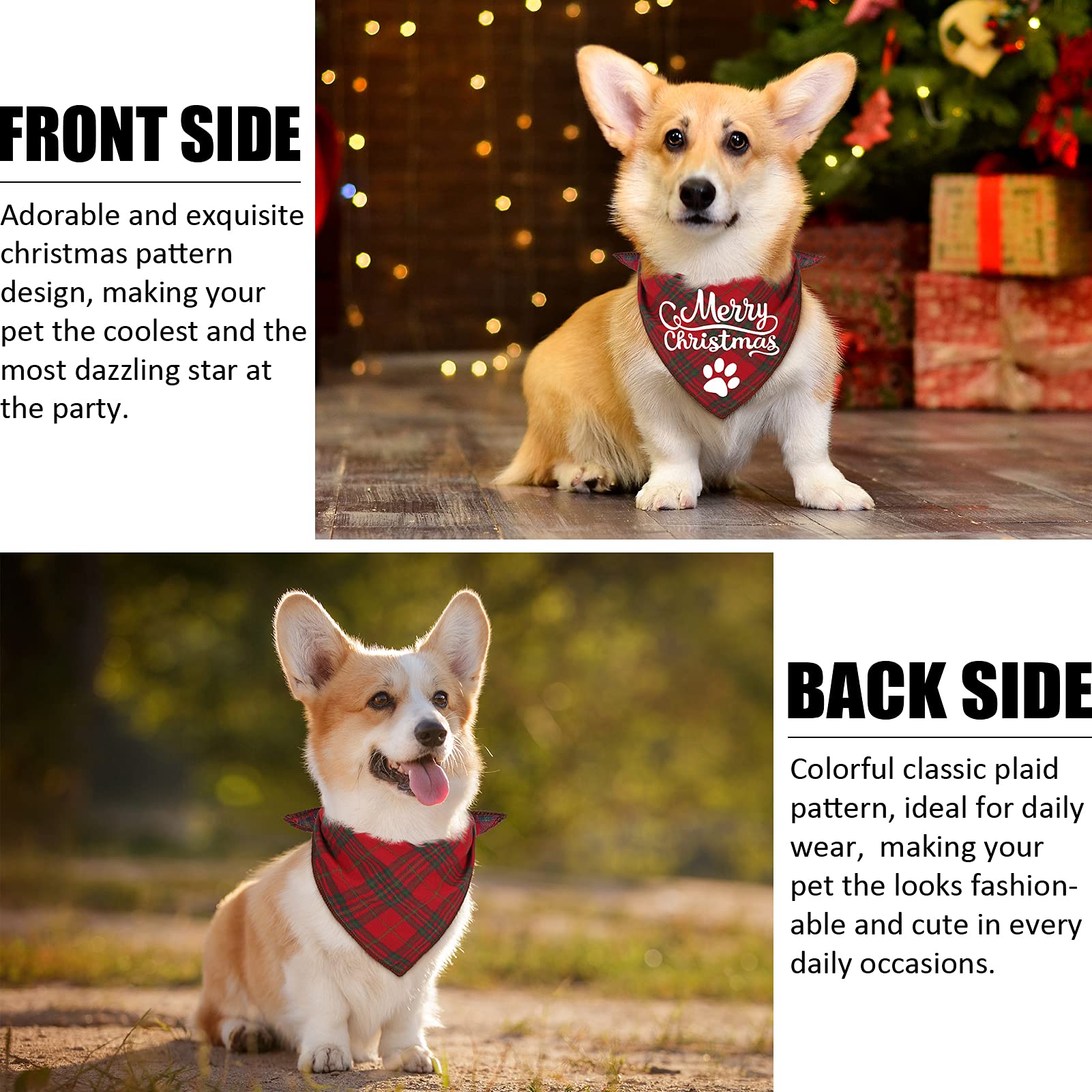 Remifa dog bandanas Naughty Dog front brings fun party-ready look
