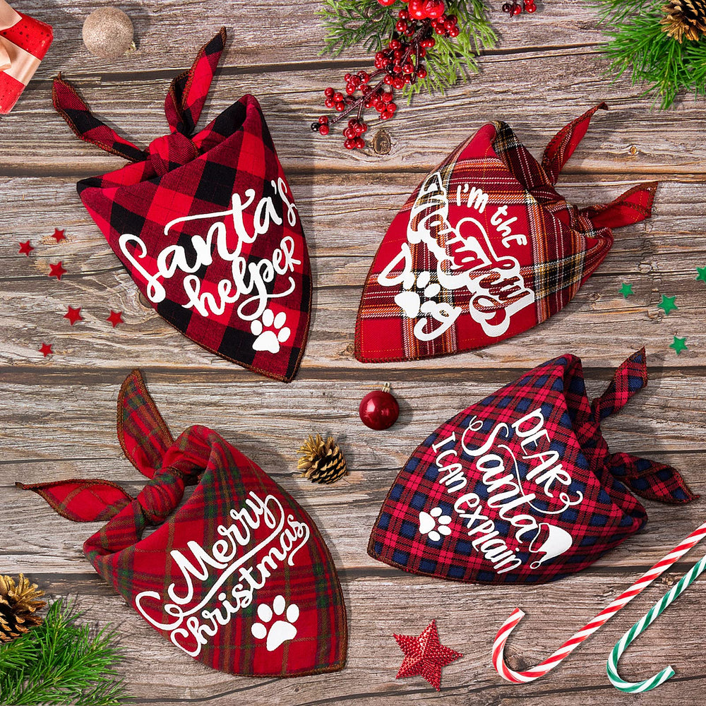 Remifa dog bandanas outdoor photos show pets in festive setup
