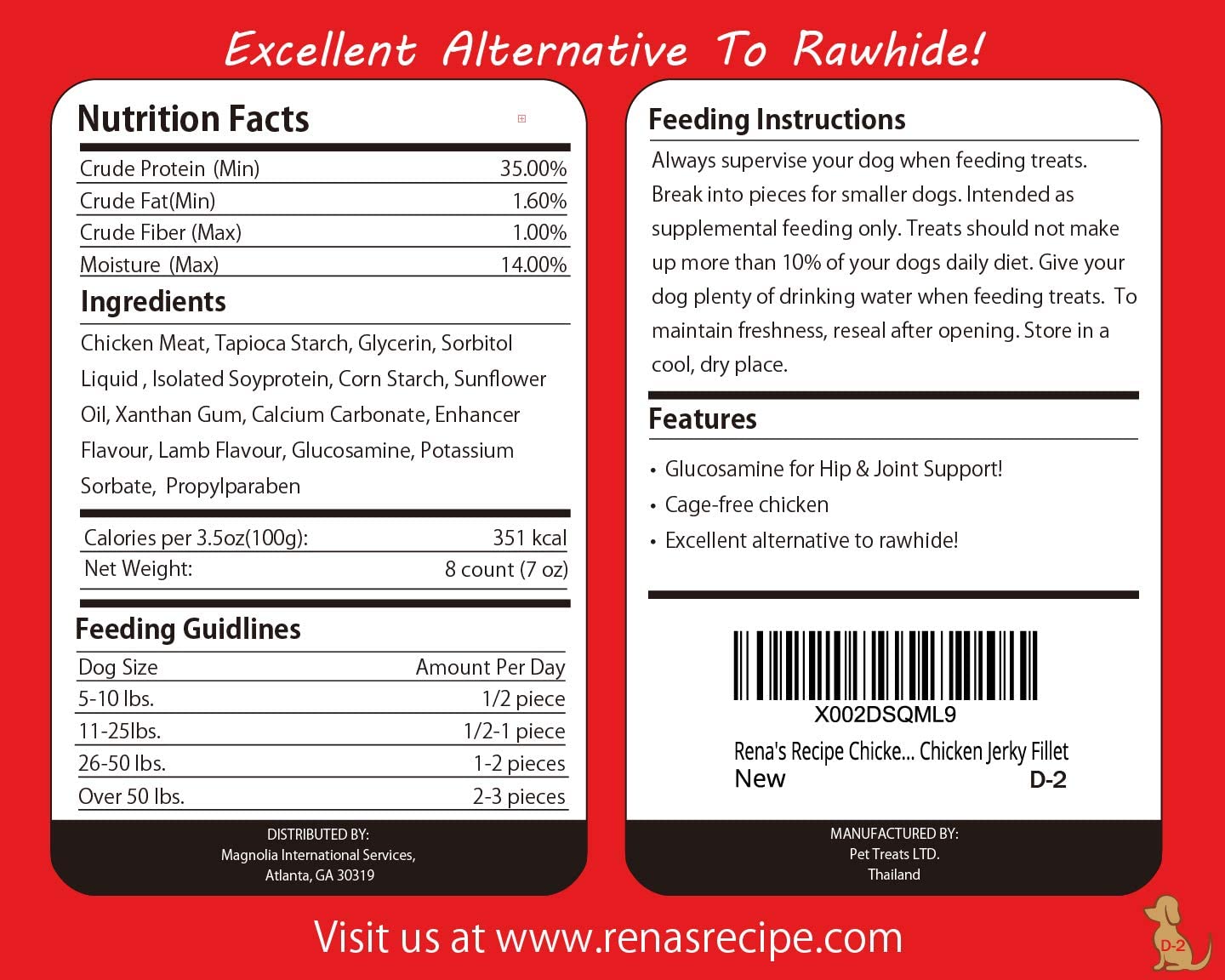 Rena's Recipe three-pack for households with multiple dogs.