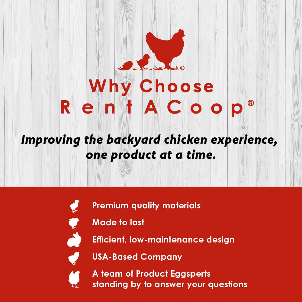 RentACoop easy-bulk-bale enables quick setup and extended coverage per refill.