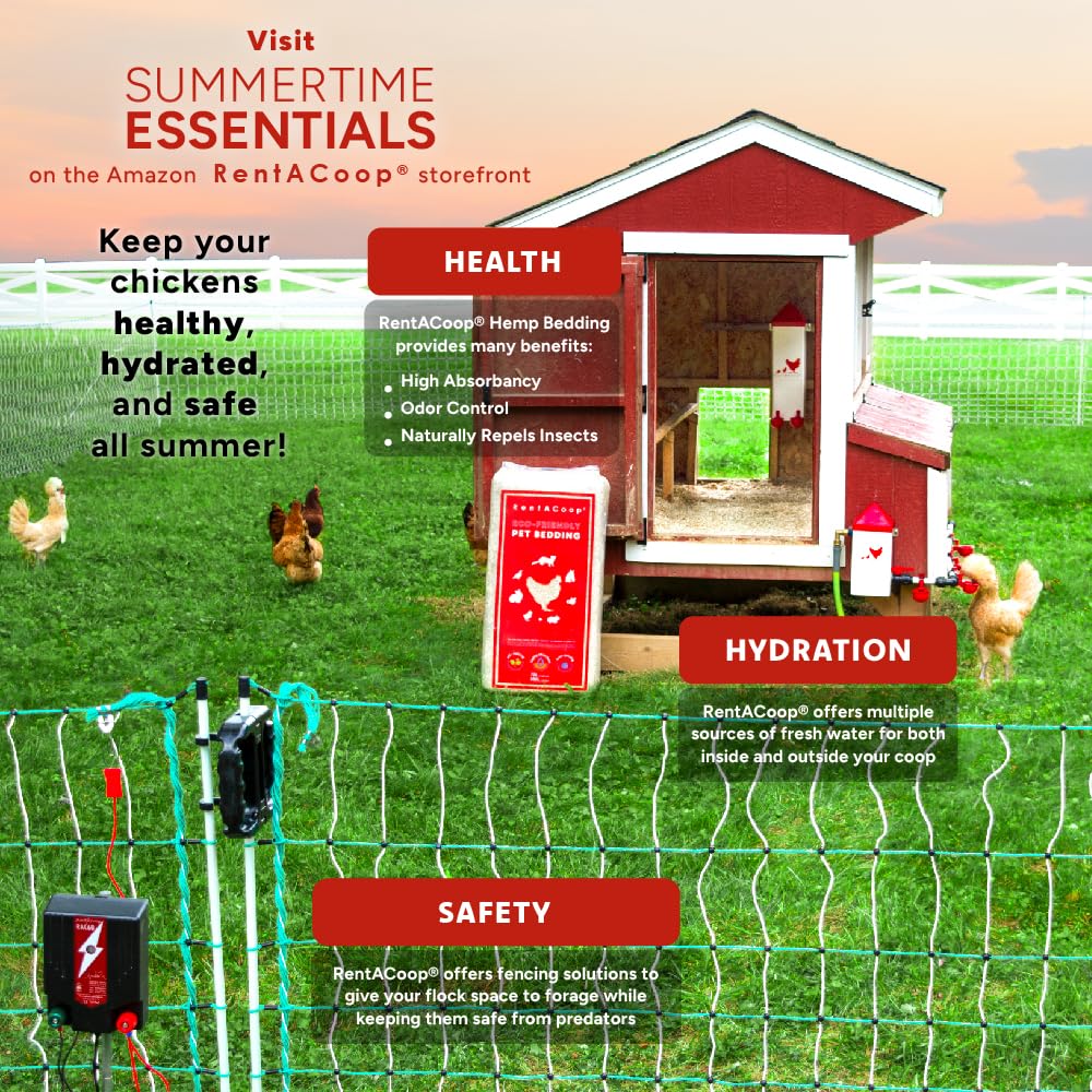 RentACoop multi-pet-bedding rabbits-guinea-pigs supports comfort for small mammals.