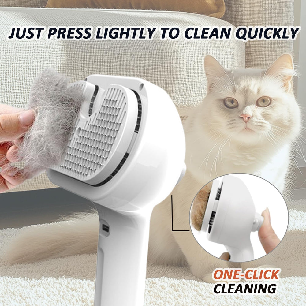 ReNu Dog Brush Fresh Fur Shower Brush anti-static grooming reduces static and frizz during brushing.
