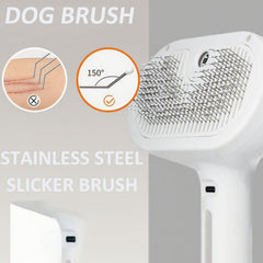ReNu Dog Brush steamy clean action pink promotes quick shedding control during baths