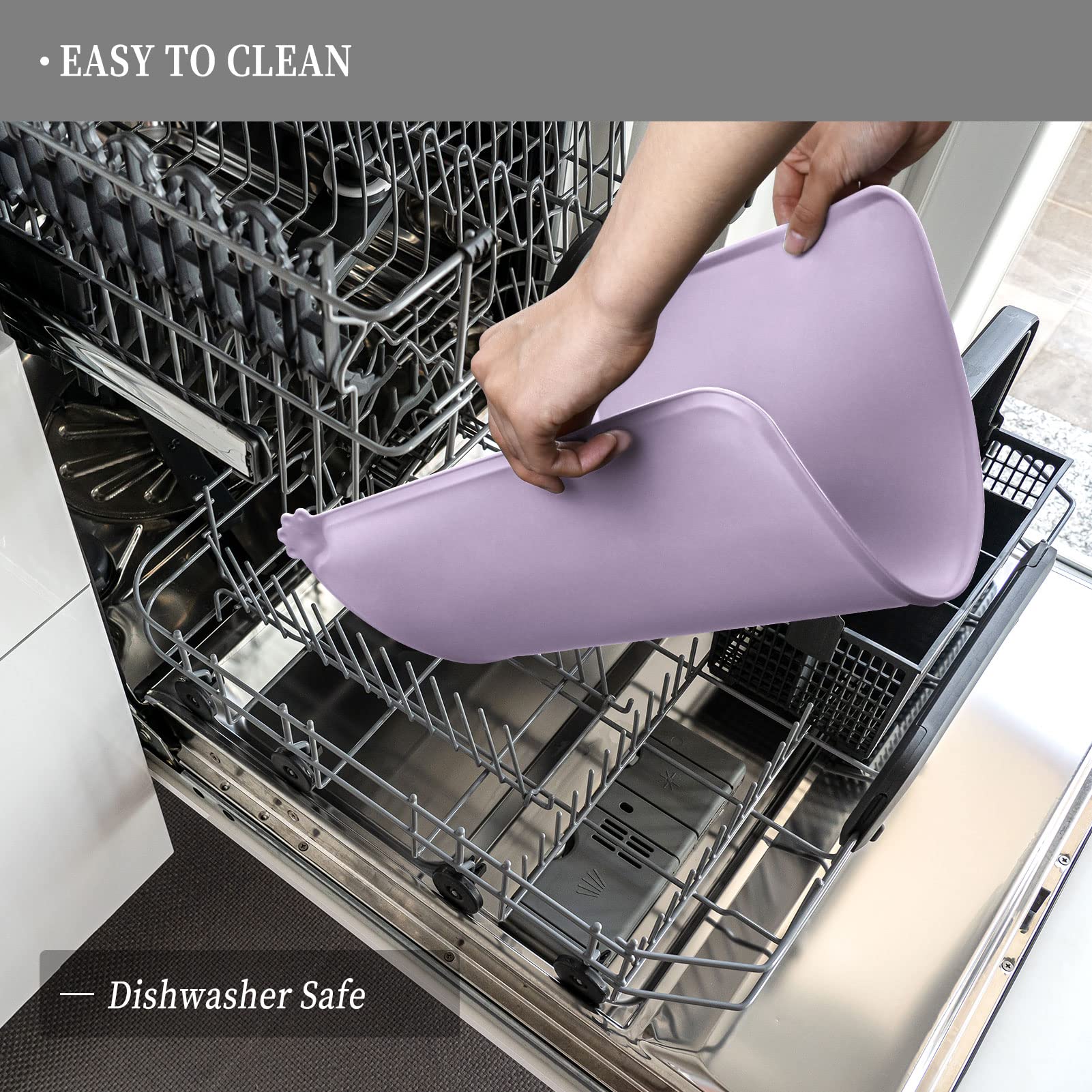Reopet, easy-clean mat, machine washable for quick kitchen cleanup