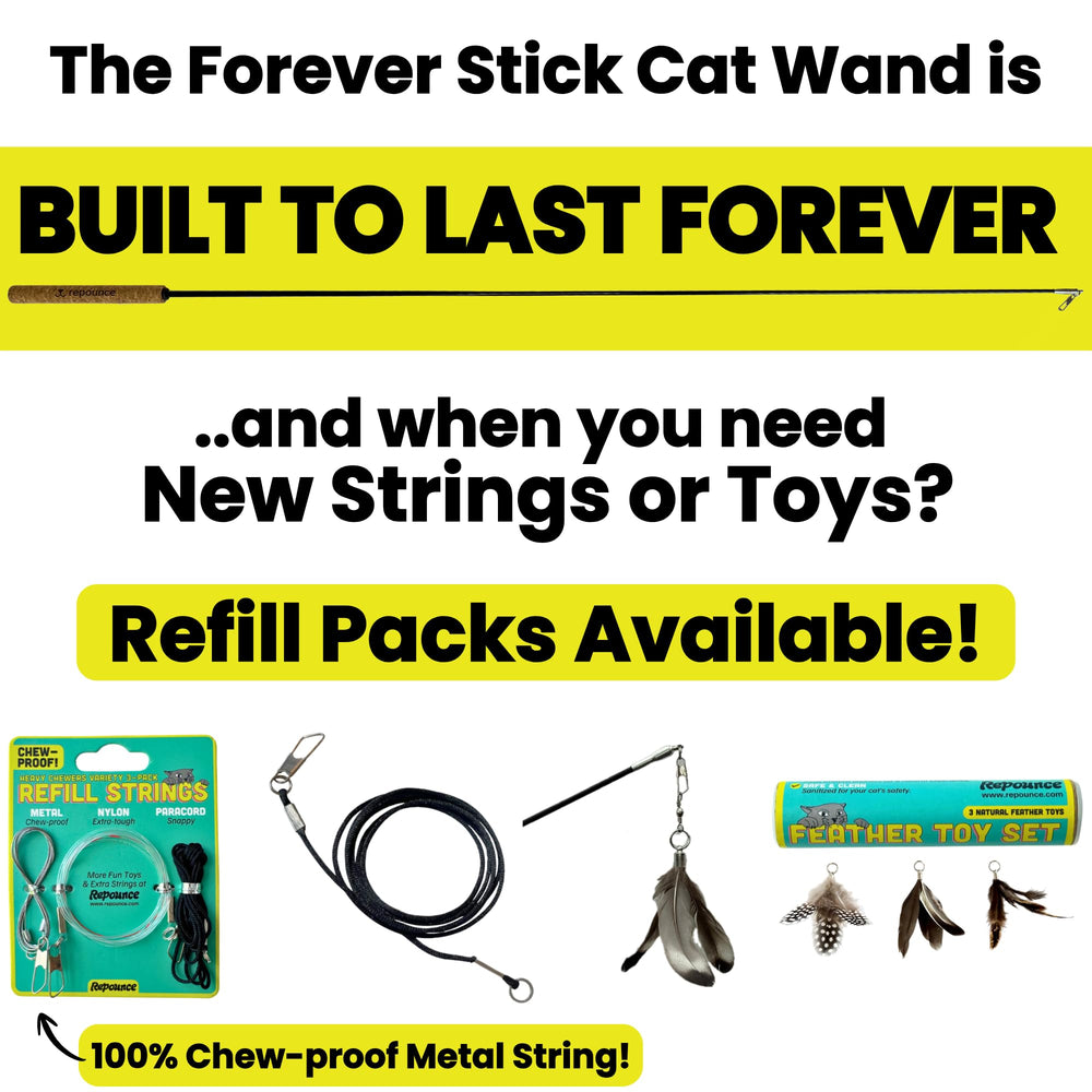 Repounce Forever Stick durable wand designed for energetic play