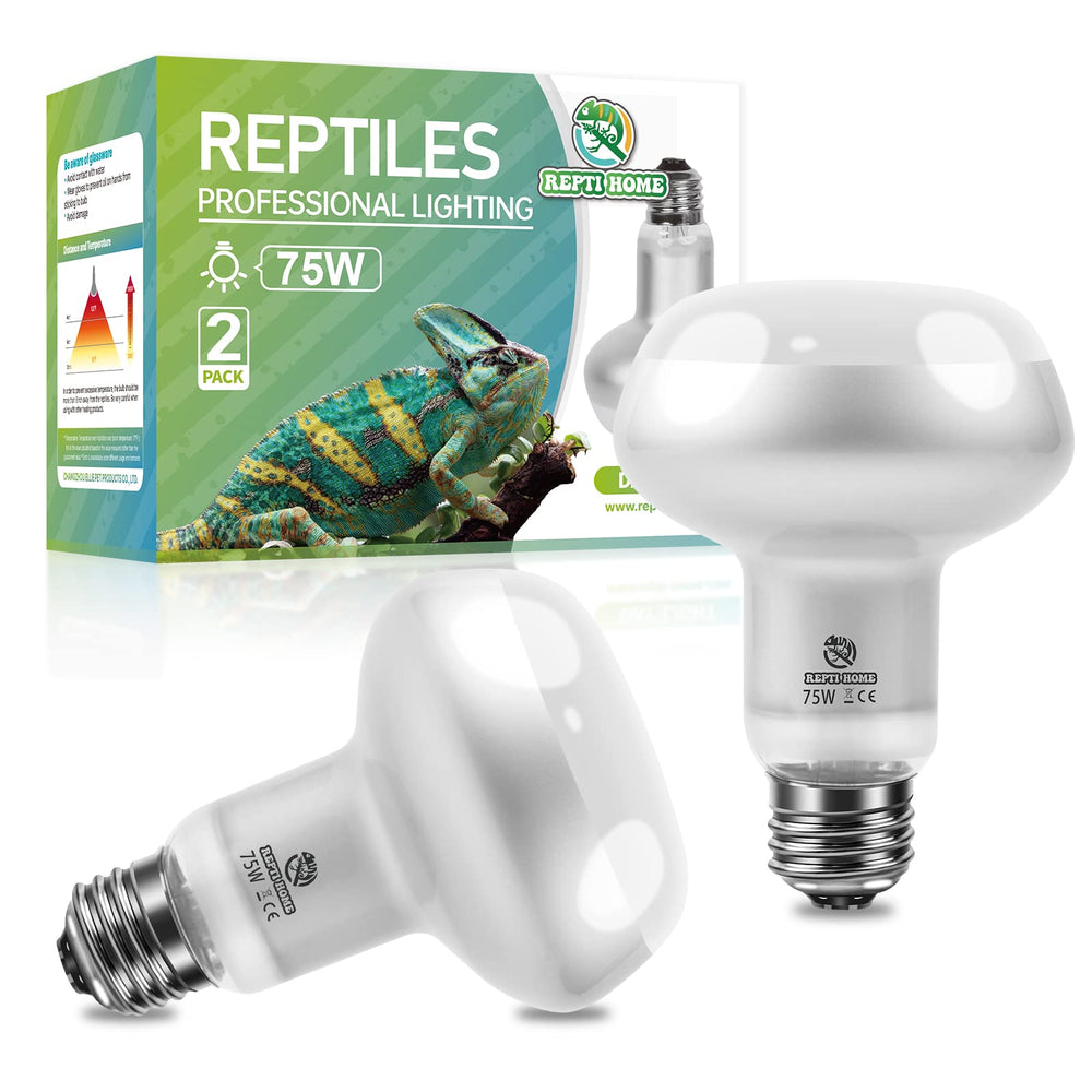 Lámpara REPTI HOME calor para reptiles 75W, dúo ideal para calor y UVA