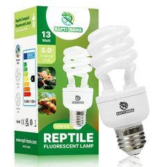 REPTI HOME UVB 5.0 lampara tropical para reptiles, mejora comportamiento y absorción de calcio