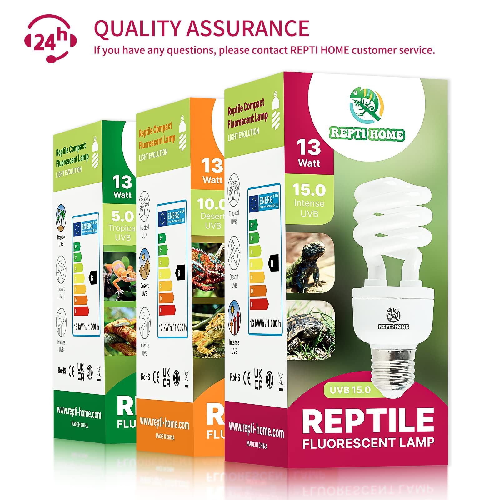 REPTI HOME UVB Reptile Light demonstrates circuit innovation for stable current