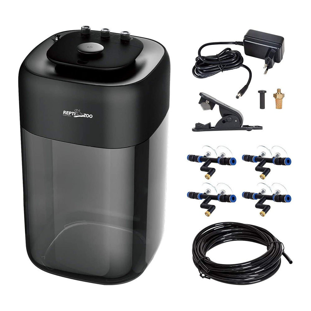 REPTI ZOO 10L mister tank with visible water level for easy monitoring