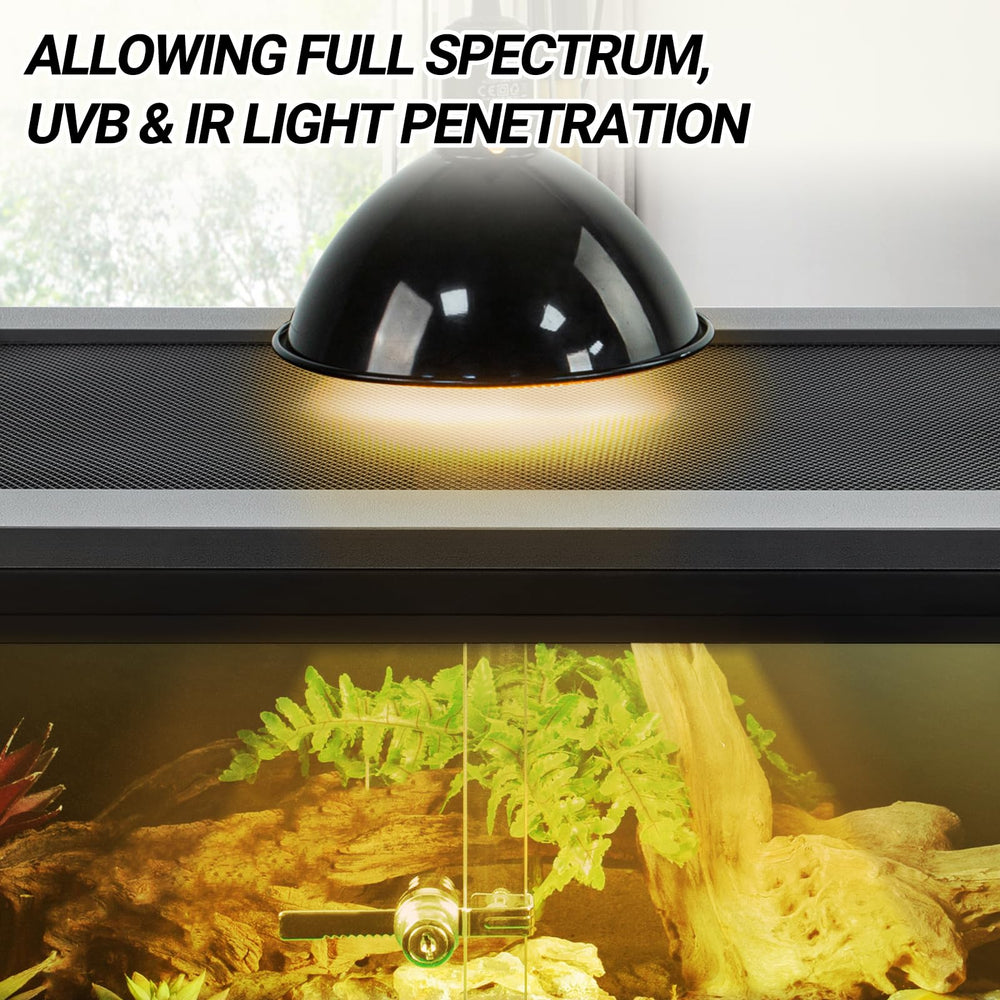 REPTI ZOO 20-gallon PVC terrarium sliding door with secure lock