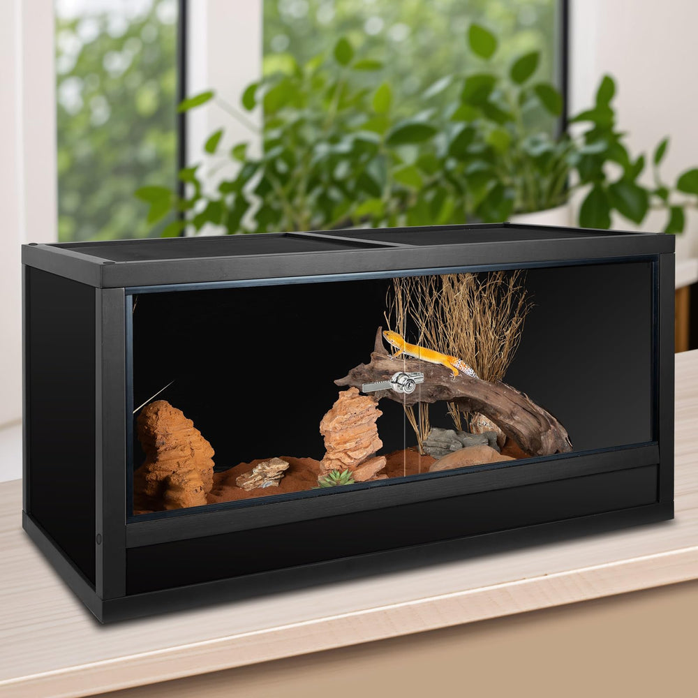 REPTI ZOO 50 gallon wooden tank easy to clean and maintain