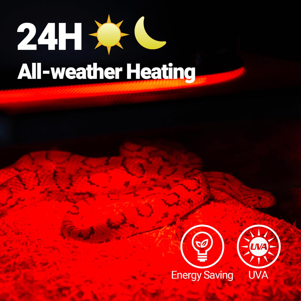 REPTI ZOO 50W bulb installs easily into E26 sockets for quick setup.