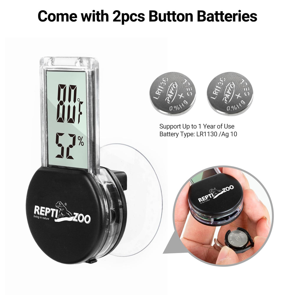 REPTI ZOO battery-powered operation runs over a year, reducing downtime and maintenance.