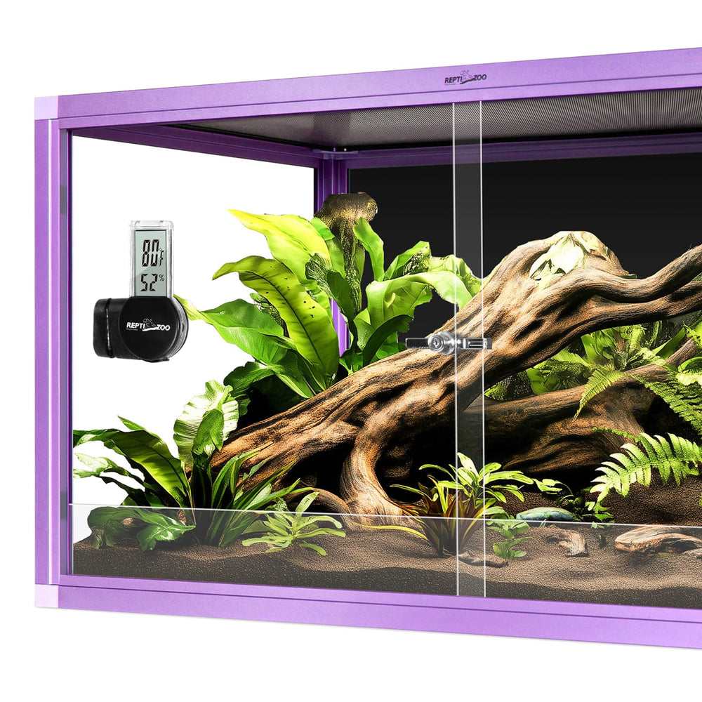 REPTI ZOO easy battery replacement keeps monitoring uninterrupted with simple swaps.