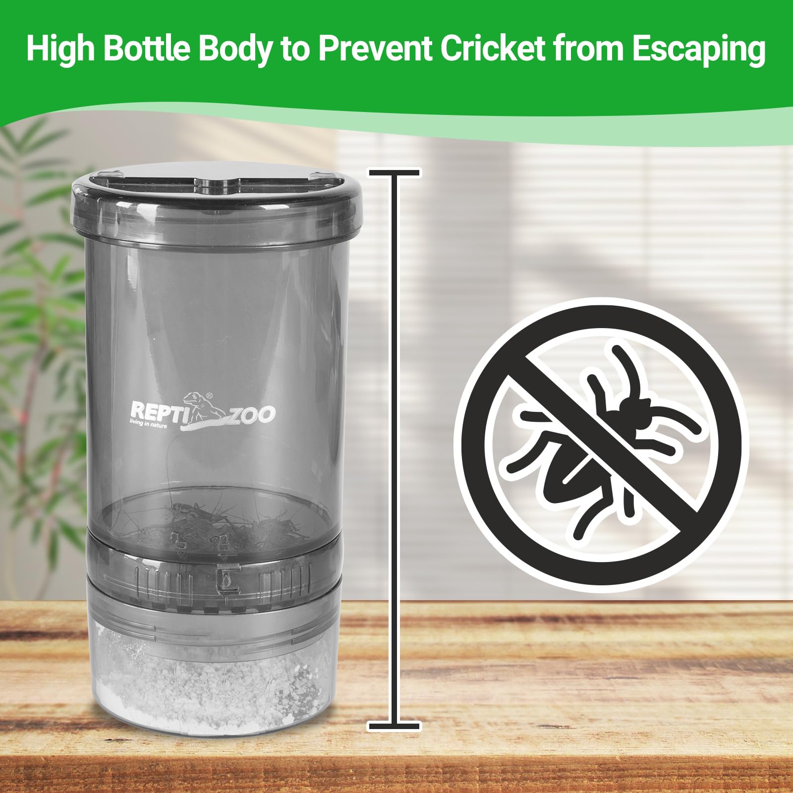 REPTI ZOO handheld design makes on-the-go feeding simple