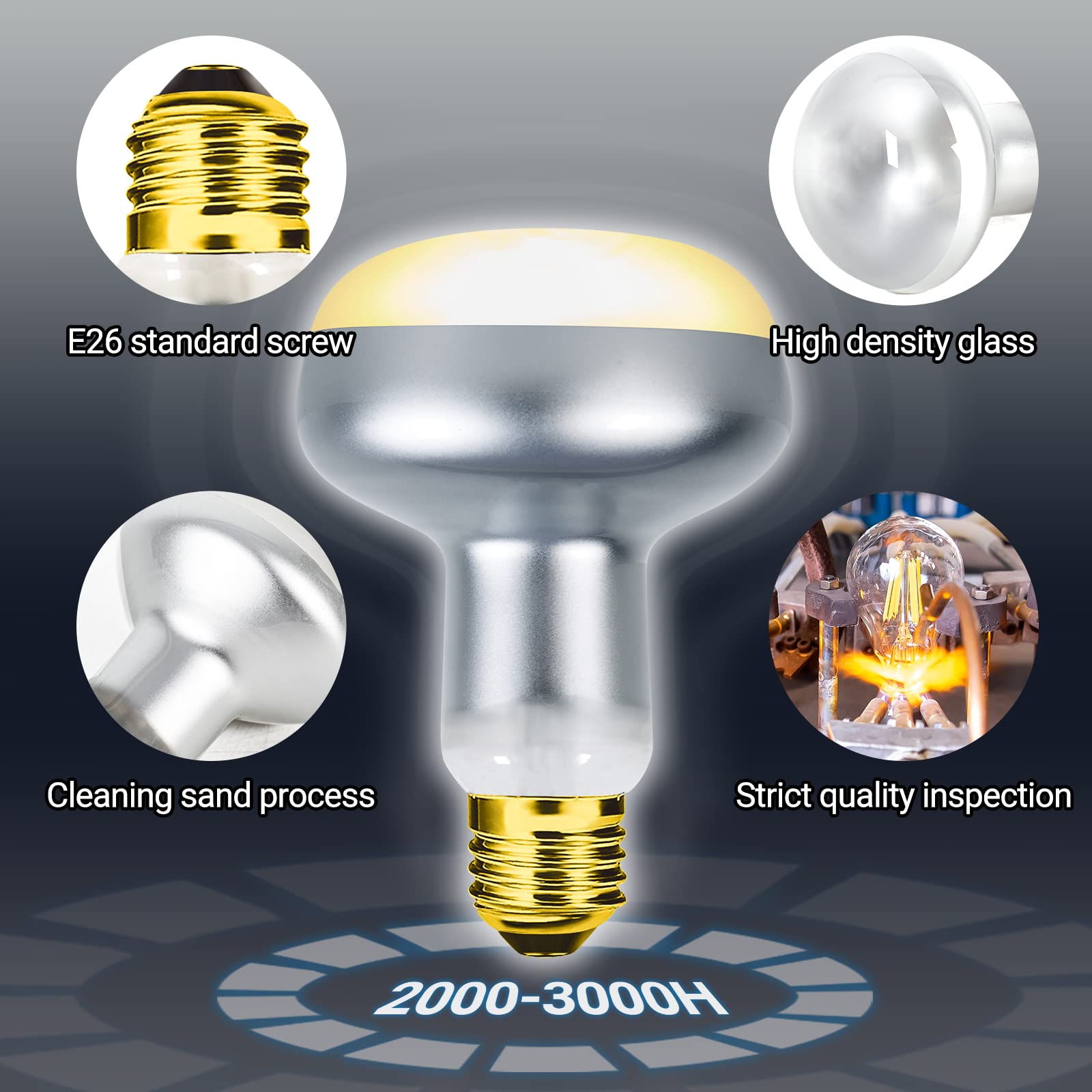 REPTI ZOO 75W heat lamp basking beam concentrates heat for a focused basking site