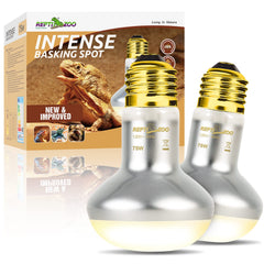 REPTI ZOO 75W heat lamp front view for reptile basking and terrarium warmth