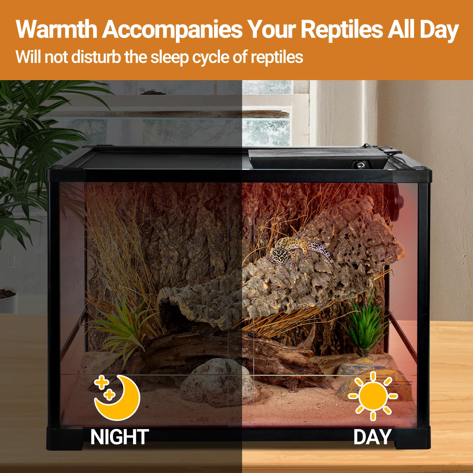REPTI ZOO heat panel adjustable temperature for flexible warmth